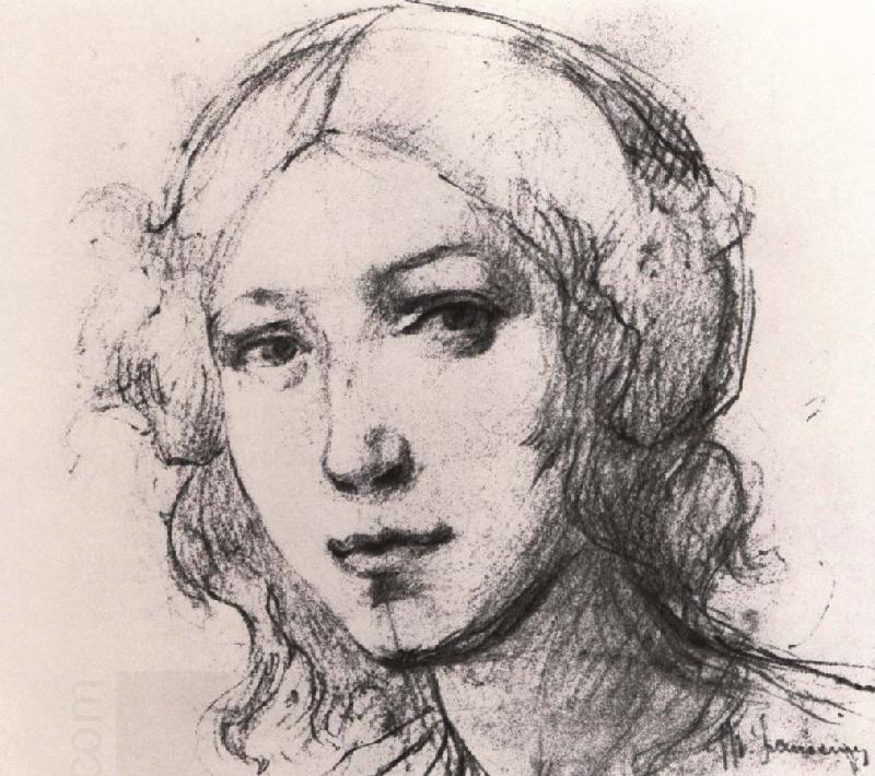 Marie Laurencin Portrait of head